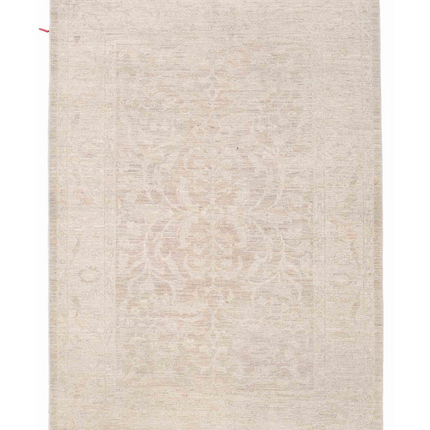 Hand Knotted Serenity Wool Rug 4' 0" X 5' 8"