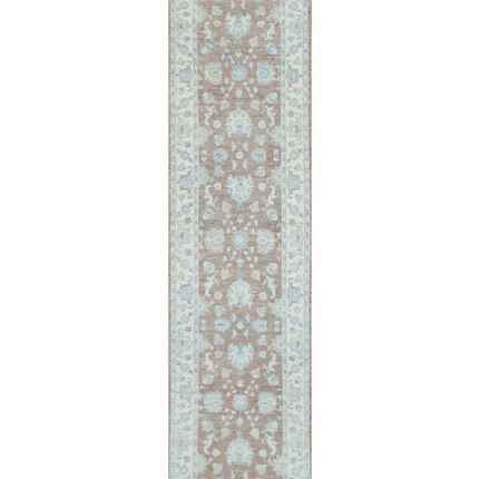 Hand Knotted Serenity Wool Rug 2' 7" X 10' 0"