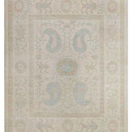 Hand Knotted Serenity Wool Rug 6' 7" X 8' 1"