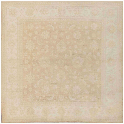 Hand Knotted Serenity Wool Rug 8' 0" X 8' 2"