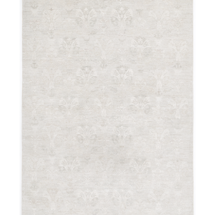 Hand Knotted Serenity Wool Rug 4' 6" X 6' 8"