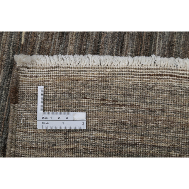 Modcar 4' 9" X 6' 6" Hand-Knotted Wool Rug 4' 9" X 6' 6" (145 X 198) / Grey / Grey
