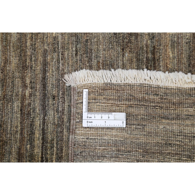 Modcar 6' 5" X 8' 0" Hand-Knotted Wool Rug 6' 5" X 8' 0" (196 X 244) / Grey / Grey