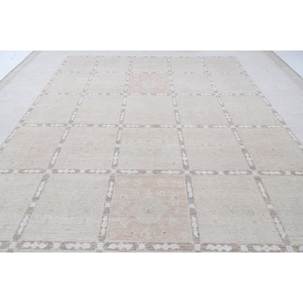 Bakhtiari 11' 11" X 15' 9" Hand-Knotted Wool Rug 11' 11" X 15' 9" (363 X 480) / Brown / Ivory
