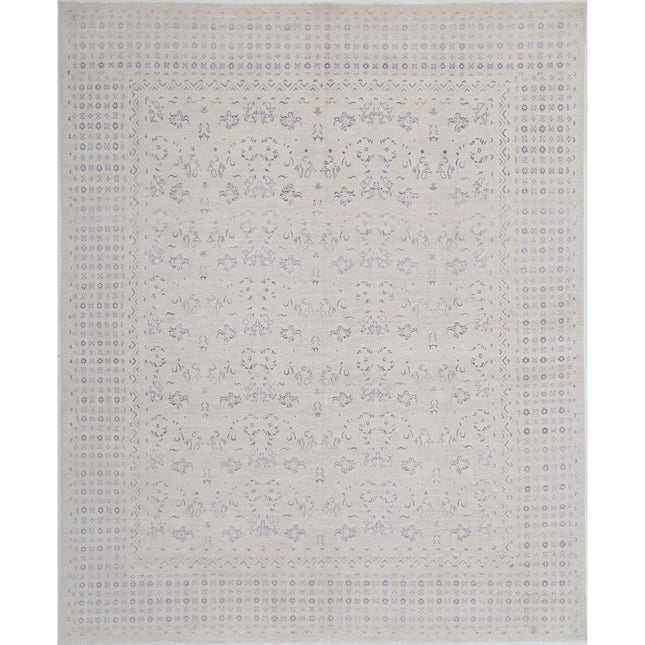 Serenity 11' 5" X 13' 10" Hand-Knotted Wool Rug 11' 5" X 13' 10" (348 X 422) / Ivory / Ivory