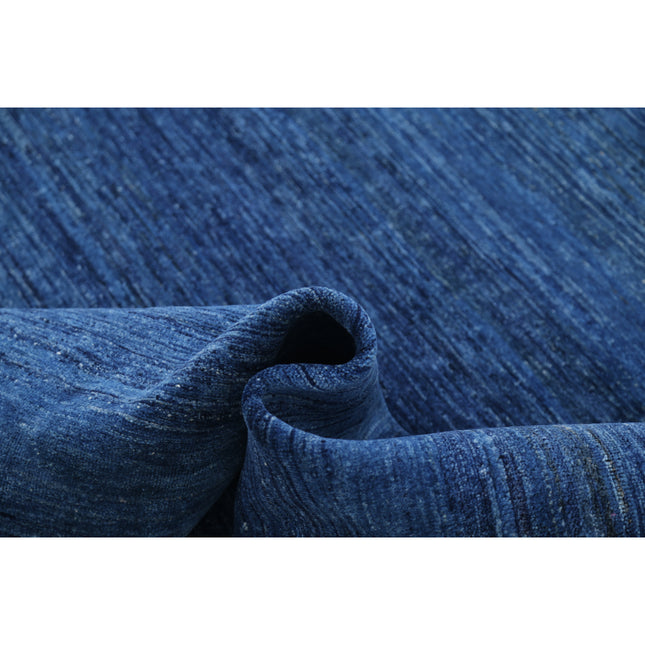 Modcar 7' 10" X 9' 8" Hand-Knotted Wool Rug 7' 10" X 9' 8" (239 X 295) / Blue / Blue