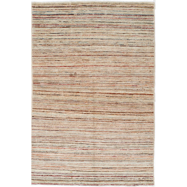 Modcar 3' 9" X 5' 8" Hand-Knotted Wool Rug 3' 9" X 5' 8" (114 X 173) / Multi / Multi