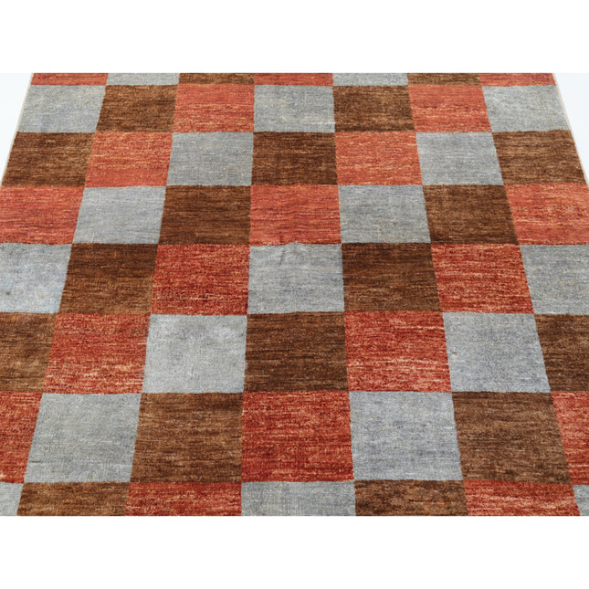 Modcar 4' 11" X 6' 2" Hand-Knotted Wool Rug 4' 11" X 6' 2" (150 X 188) / Multi / Multi