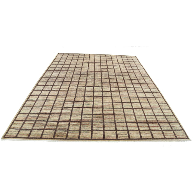 Modcar 8' 0" X 9' 10" Hand-Knotted Wool Rug 8' 0" X 9' 10" (244 X 300) / Multi / Brown