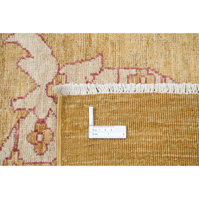 Modcar 9' 3" X 11' 8" Hand-Knotted Wool Rug 9' 3" X 11' 8" (282 X 356) / Gold / Gold