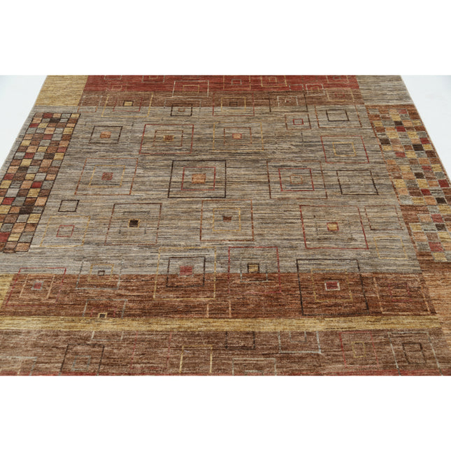 Modcar 6' 6" X 9' 7" Hand-Knotted Wool Rug 6' 6" X 9' 7" (198 X 292) / Multi / Multi