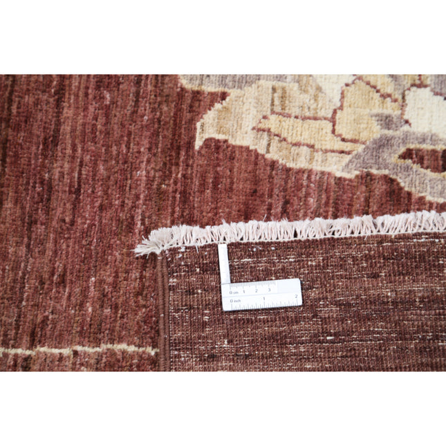 Modcar 12' 0" X 15' 10" Hand-Knotted Wool Rug 12' 0" X 15' 10" (366 X 483) / Brown / Brown