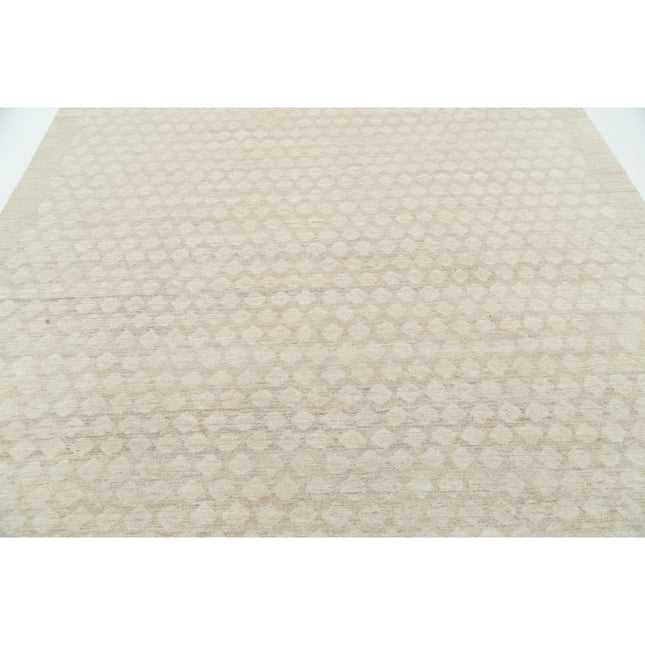 Modcar 7' 10" X 9' 9" Hand-Knotted Wool Rug 7' 10" X 9' 9" (239 X 297) / Ivory / Ivory