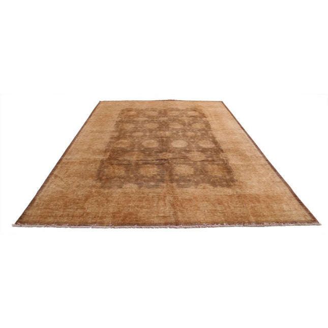 Overdye 8' 1" X 10' 11" Wool Hand Knotted Rug