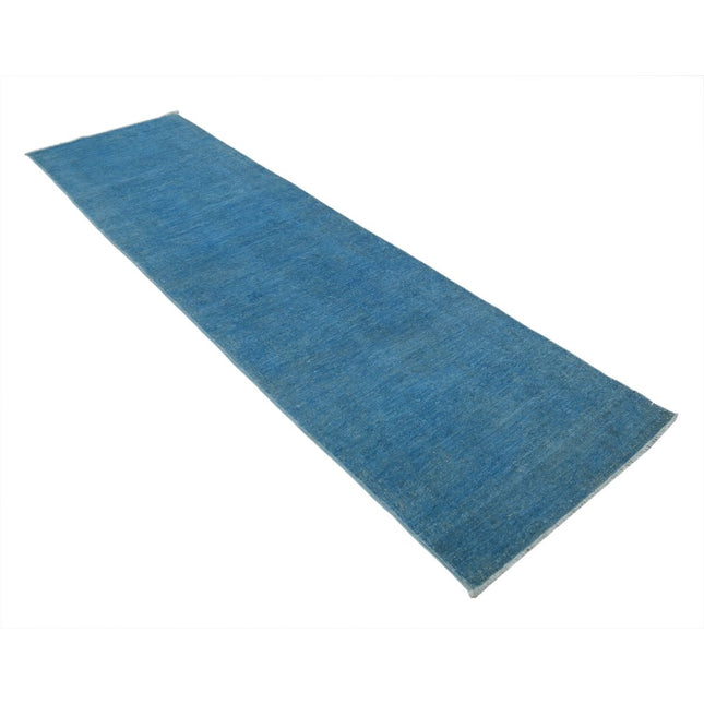 Overdye 2' 6" X 9' 6" Wool Hand Knotted Rug