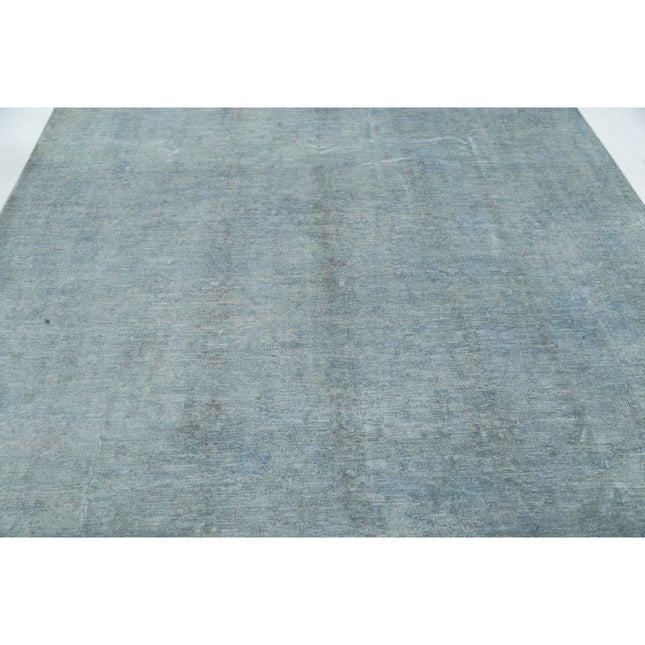 Overdye 7' 11" X 9' 9" Wool Hand Knotted Rug