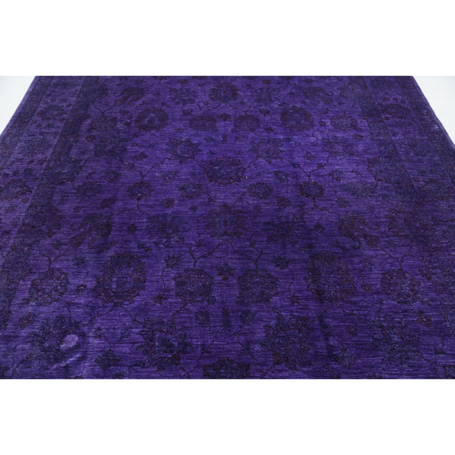Overdye 8' 0" X 10' 0" Wool Hand Knotted Rug