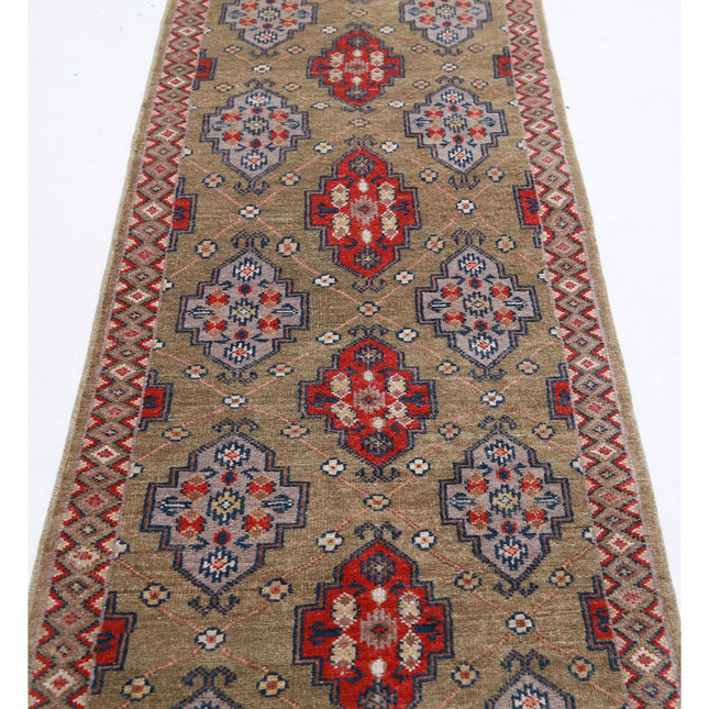 Revival 2' 5" X 10' 0" Wool Hand Knotted Rug