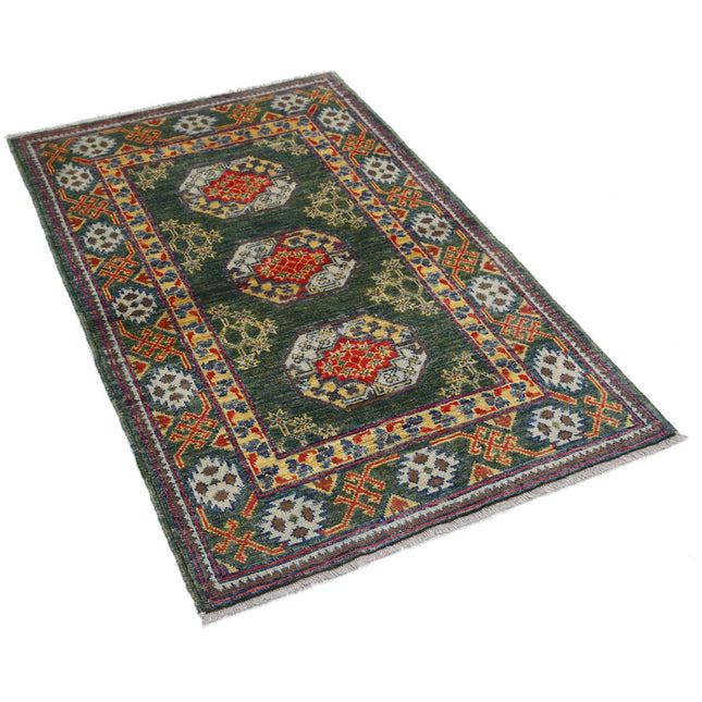 Revival 3' 2" X 4' 10" Wool Hand Knotted Rug