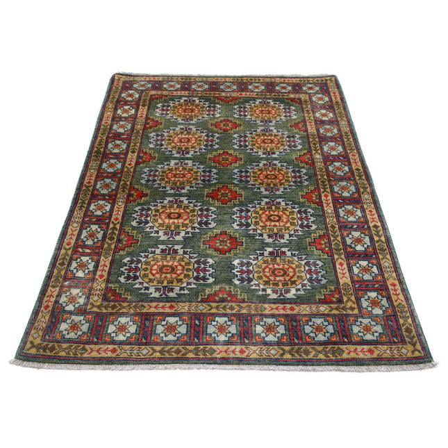 Revival 4' 0" X 5' 8" Wool Hand Knotted Rug