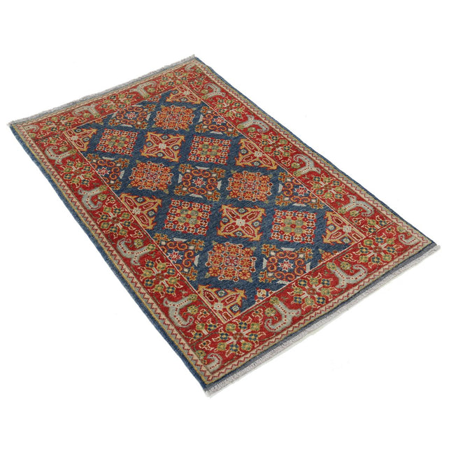 Revival 2' 8" X 4' 2" Wool Hand Knotted Rug