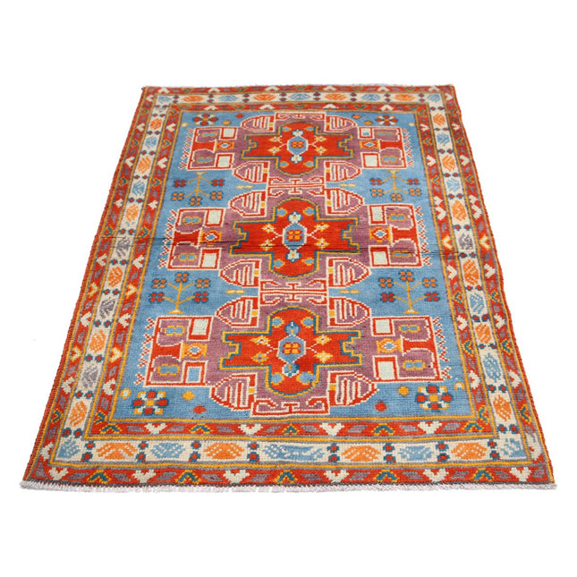 Revival 3' 6" X 4' 10" Wool Hand Knotted Rug