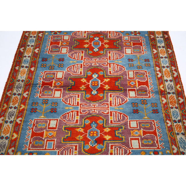 Revival 3' 6" X 4' 10" Wool Hand Knotted Rug