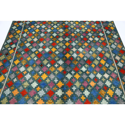 Revival 5' 9" X 8' 0" Wool Hand Knotted Rug