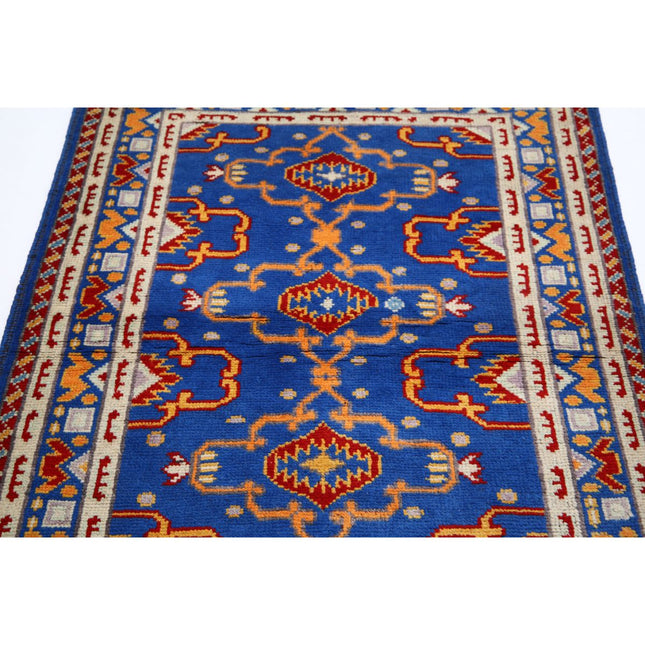 Revival 3' 3" X 4' 5" Wool Hand Knotted Rug