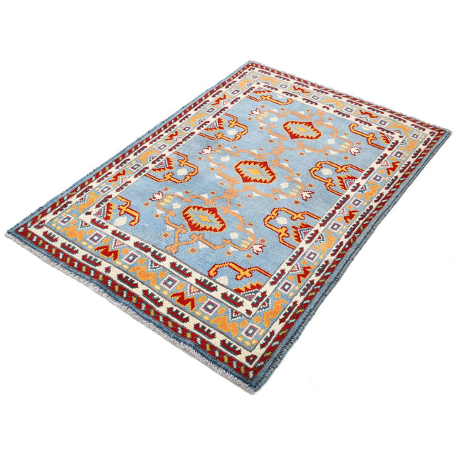 Revival 3' 6" X 4' 11" Wool Hand Knotted Rug