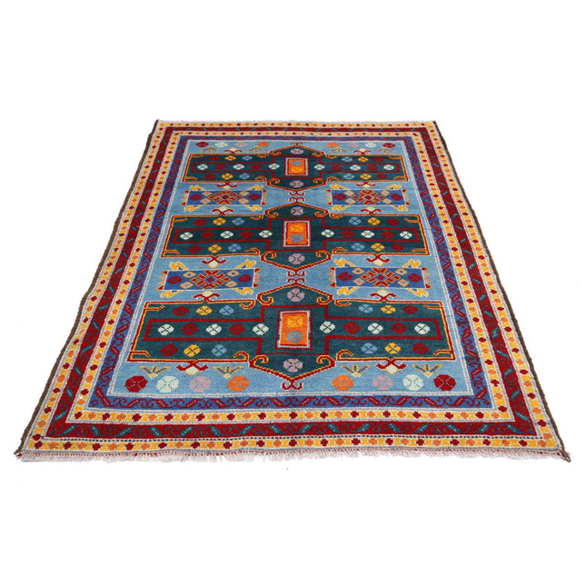 Revival 4' 10" X 6' 4" Wool Hand Knotted Rug