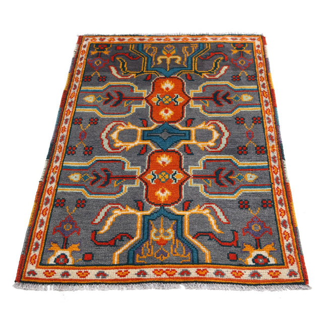 Revival 2' 9" X 4' 1" Wool Hand Knotted Rug