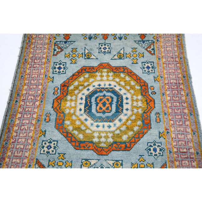 Revival 2' 10" X 4' 2" Wool Hand Knotted Rug