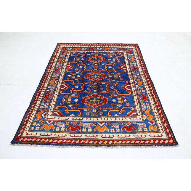 Revival 5' 0" X 6' 7" Wool Hand Knotted Rug