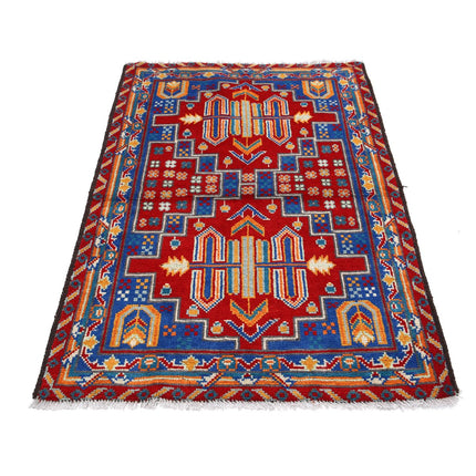 Revival 3' 4" X 5' 3" Wool Hand Knotted Rug