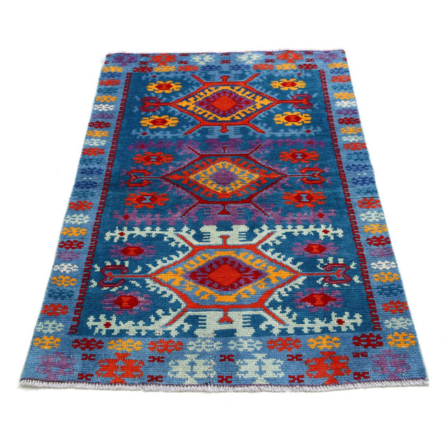 Revival 3' 2" X 4' 9" Wool Hand Knotted Rug