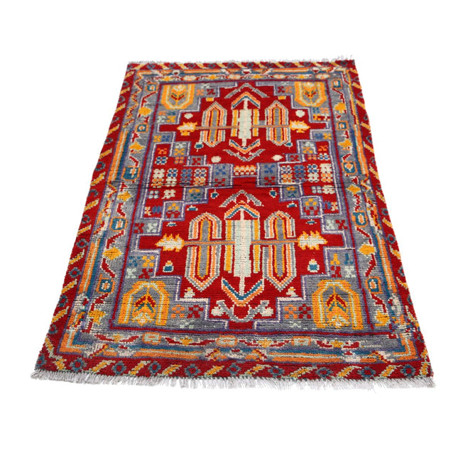 Revival 3' 2" X 4' 11" Wool Hand Knotted Rug