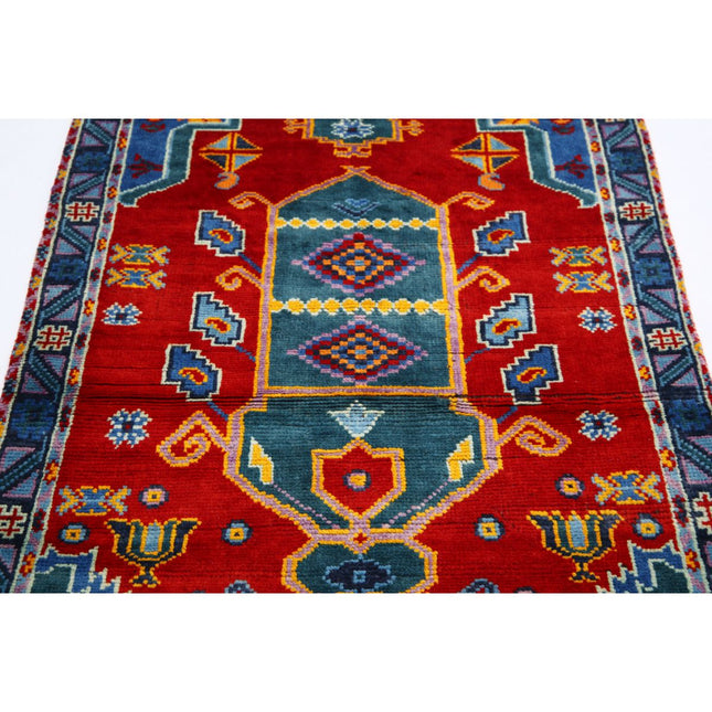 Revival 3' 3" X 4' 7" Wool Hand Knotted Rug