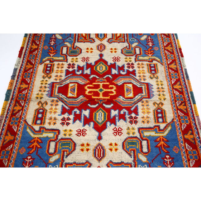 Revival 3' 4" X 4' 10" Wool Hand Knotted Rug