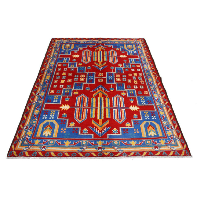 Revival 4' 11" X 6' 6" Wool Hand Knotted Rug