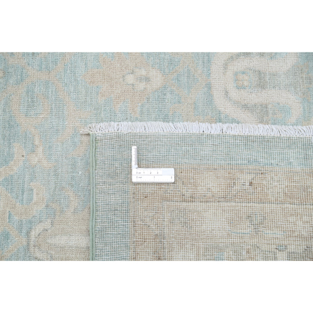 Serenity 16' 2" X 21' 11" Hand-Knotted Wool Rug 16' 2" X 21' 11" (493 X 668) / Blue / Ivory
