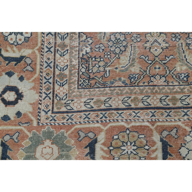 Vintage 10'6" X 14'4" Wool Hand-Knotted Rug