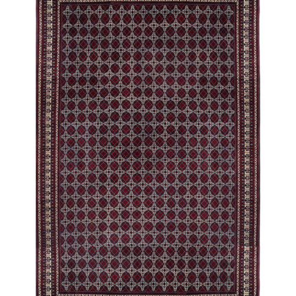 Afghan 15' 10" X 25' 7" Hand Knotted Wool Rug 15' 10" X 25' 7" (482 X 780) / Red / Wool