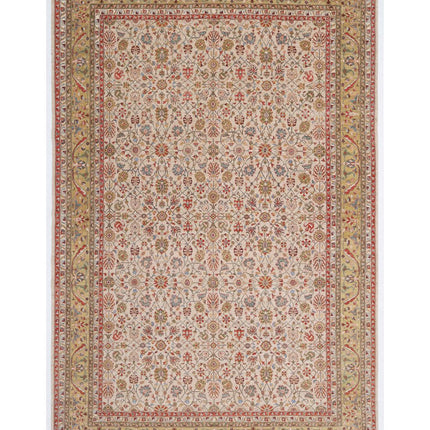 Ariana 8' 9" X 13' 2" Hand Knotted Wool Rug 8' 9" X 13' 2" (267 X 401) / Ivory / Wool