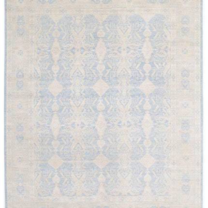 Ariana 8' 3" X 9' 10" Hand Knotted Wool Rug 8' 3" X 9' 10" (251 X 300) / Blue / Wool