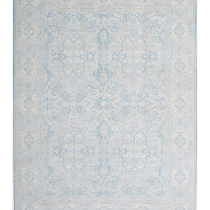 Ariana 9' 2" X 12' 4" Hand Knotted Wool Rug 9' 2" X 12' 4" (280 X 376) / Blue / Wool