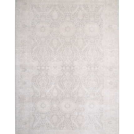 Ariana 13' 8" X 21' 3" Hand Knotted Wool Rug 13' 8" X 21' 3" (417 X 648) / Grey / Wool