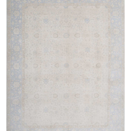 Ariana 9' 1" X 11' 11" Hand Knotted Wool Rug 9' 1" X 11' 11" (277 X 363) / Ivory / Wool
