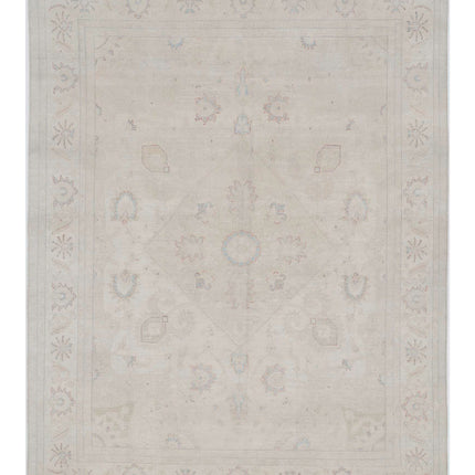 Ariana 7' 9" X 10' 5" Hand Knotted Wool Rug 7' 9" X 10' 5" (236 X 318) / Ivory / Wool