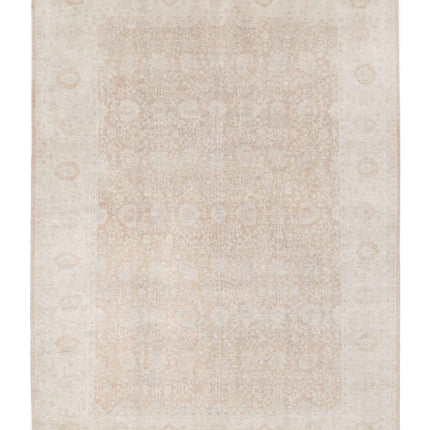 Ariana 8' 0" X 10' 10" Hand Knotted Wool Rug 8' 0" X 10' 10" (244 X 330) / Taupe / Wool